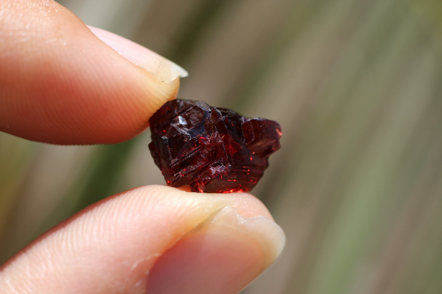 Etched Spessartine Garnet