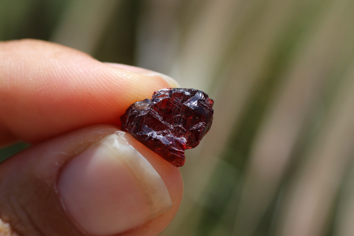 Etched Spessartine Garnet