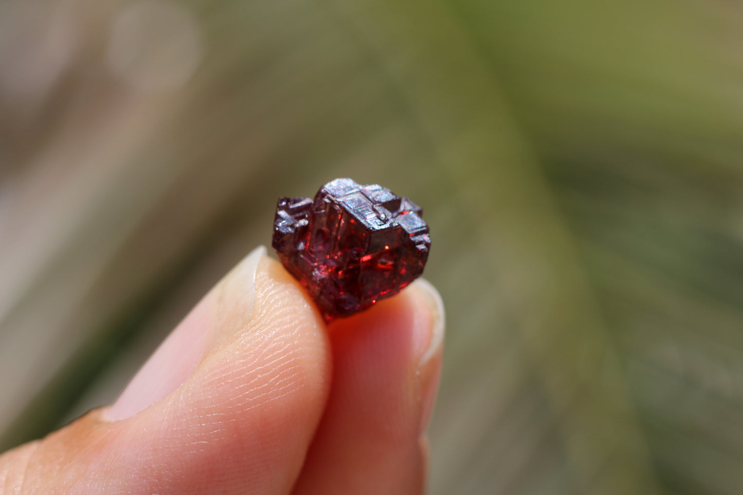 Etched Spessartine Garnet