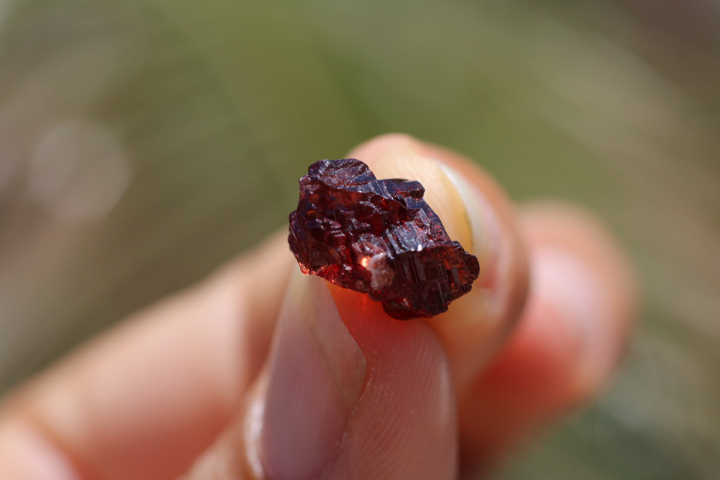 Etched Spessartine Garnet