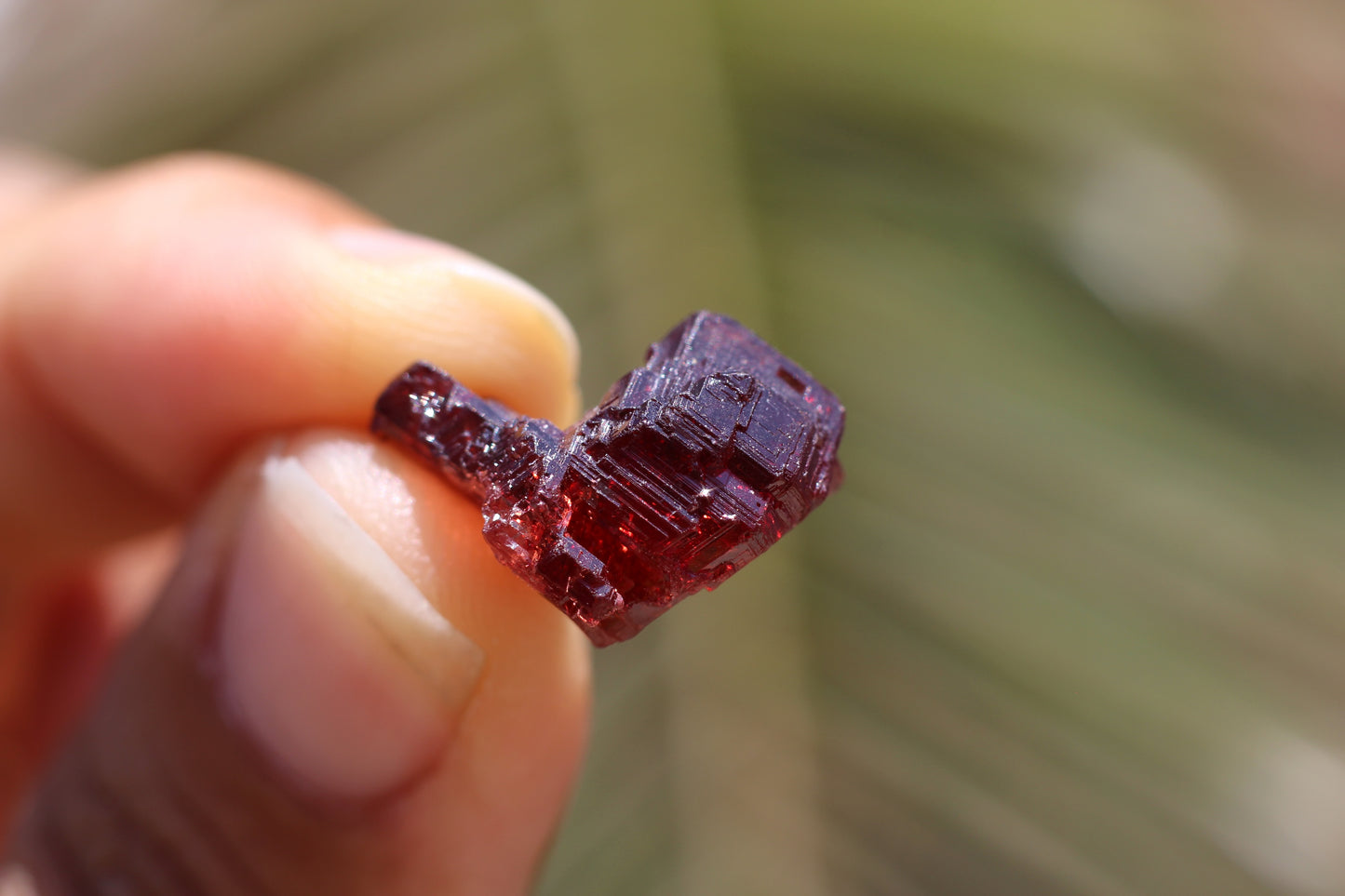 Etched Spessartine Garnet