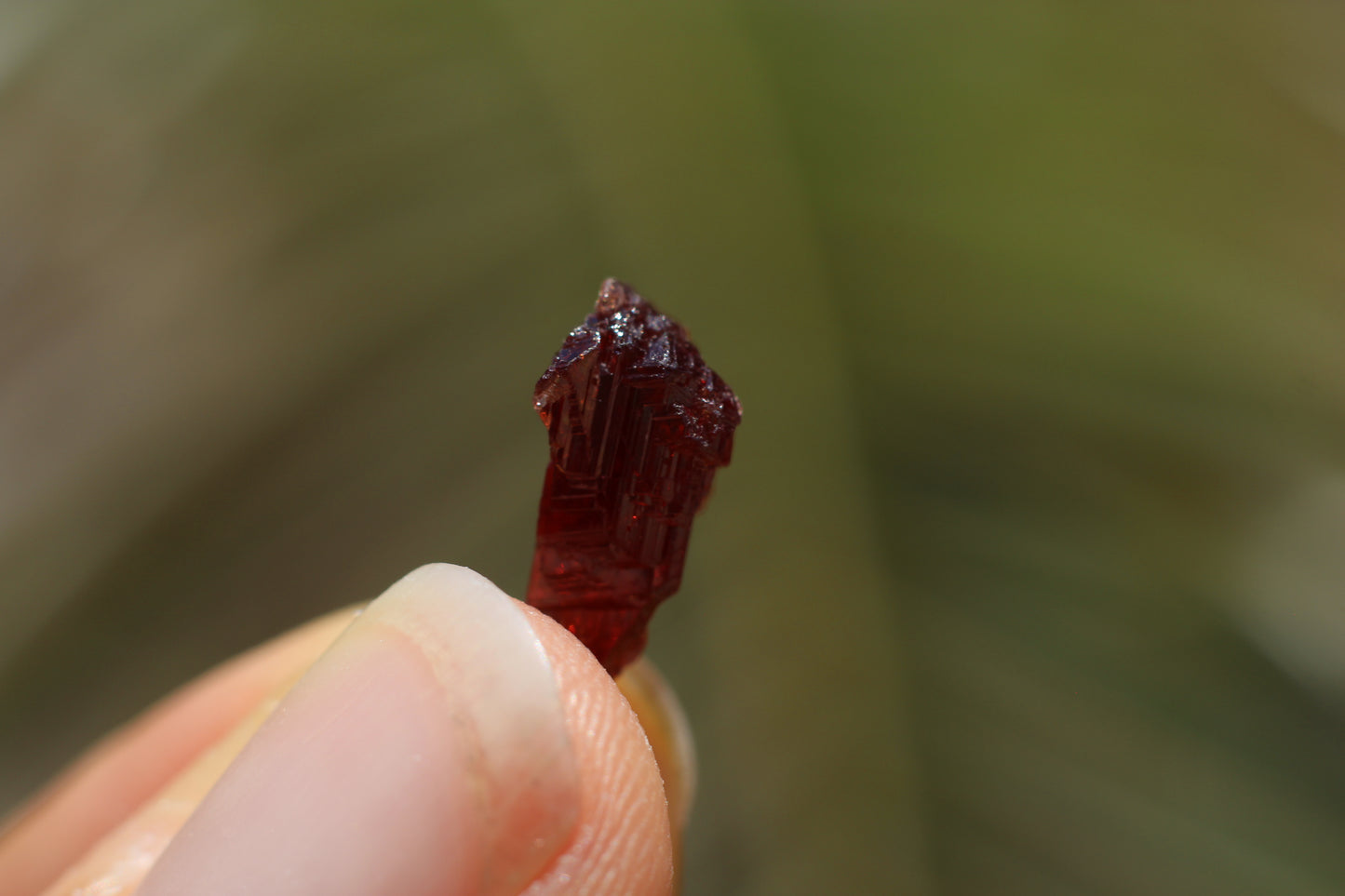 Etched Spessartine Garnet