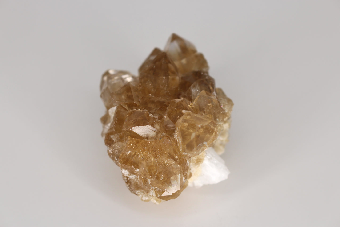 Citrine on Danburite