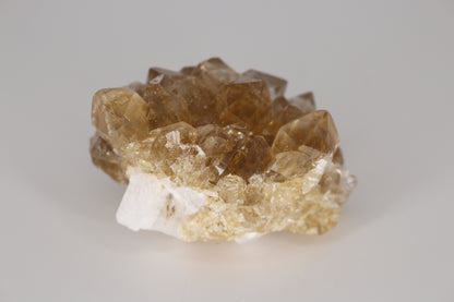 Citrine on Danburite