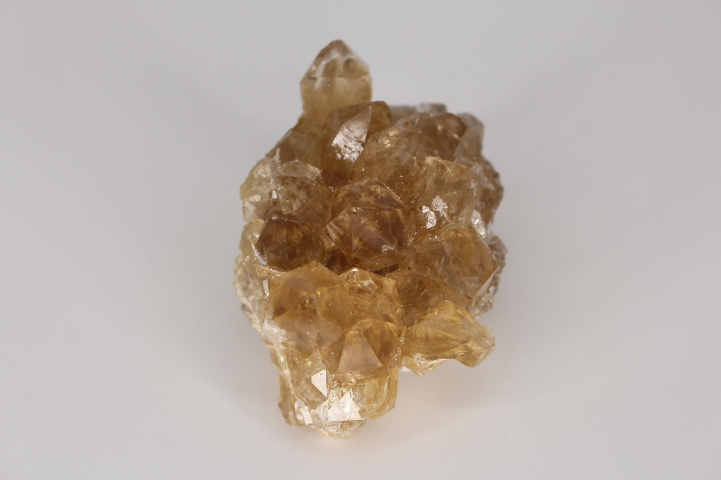 Citrine on Danburite