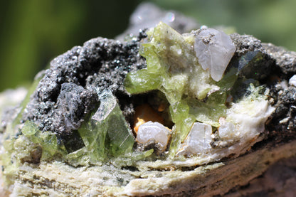 Sphene w/ Calcite