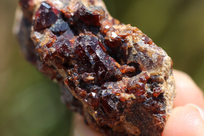 Spessartine Garnet on matrix